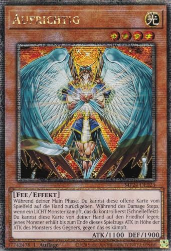 MP24-DE023 - Aufrichtig - Quarter Century Secret Rare - Deutsch - 1. Auflage - 25th Anniversary Tin: Dueling Mirrores - mit LMS Trading Fieldcenter-Karte Yugioh von LMS Trading