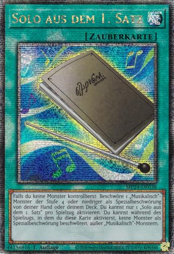 MP24-DE038 - Solo aus dem 1. Satz - Quarter Century Secret Rare - Deutsch - 1. Auflage - 25th Anniversary Tin: Dueling Mirrores - mit LMS Trading Fieldcenter-Karte Yugioh von LMS Trading