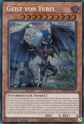 MP24-DE127 - Geist von Yubel - Secret Rare - Deutsch - 1. Auflage - 25th Anniversary Tin: Dueling Mirrores - mit LMS Trading Fieldcenter-Karte Yugioh von LMS Trading