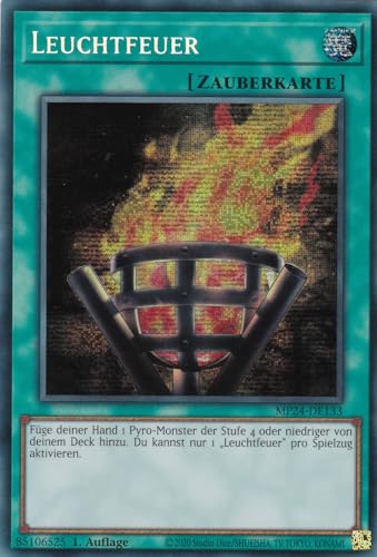 MP24-DE133 - Leuchtfeuer - Secret Rare - Deutsch - 1. Auflage - 25th Anniversary Tin: Dueling Mirrores - mit LMS Trading Fieldcenter-Karte Yugioh von LMS Trading