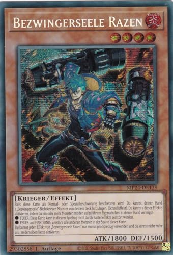 MP24-DE139 - Bezwingerseele Razen - Secret Rare - Deutsch - 1. Auflage - 25th Anniversary Tin: Dueling Mirrores - mit LMS Trading Fieldcenter-Karte Yugioh von LMS Trading