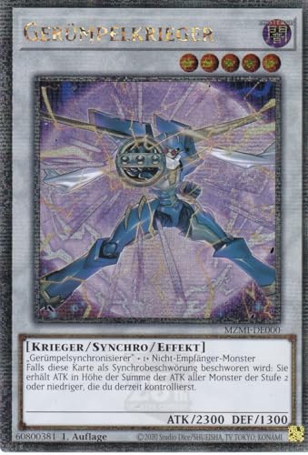 MZMI-DE000 - Gerümpelkrieger - Quarter Century Secret Rare - 1. Auflage - DEUTSCH - Maze of Millennia - mit LMS Trading Fieldcenter-Karte Yugioh von LMS Trading