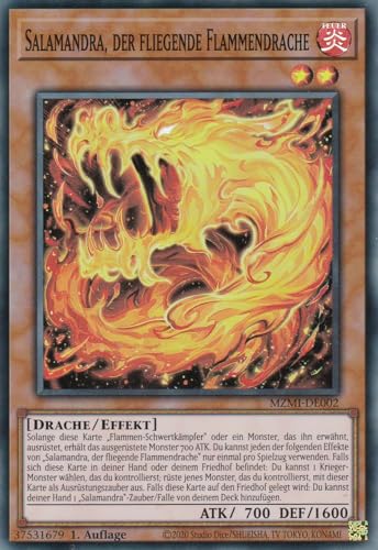 MZMI-DE002 - Salamandra, der Fliegende Flammendrache - Super Rare - 1. Auflage - Super Rare - Maze of Millennia - mit LMS Trading Fieldcenter-Karte Yugioh MZMI-DE002 - Salamandra, der Fliegende Flammendrache - Super Rare - 1. Auflage - Super Rare - Maze of Millennia - mit LMS Trading Fieldcenter-Karte Yugioh von LMS Trading