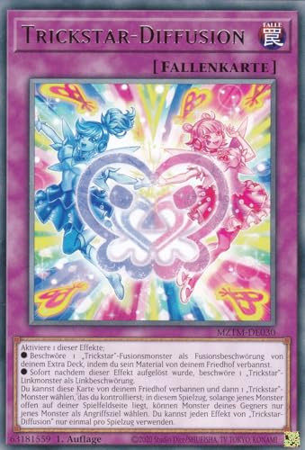 MZTM-DE030 - Trickstar Diffusion - Rare - Deutsch - 1. Auflage - Maze of The Master - mit LMS Trading Fieldcenter-Karte Yugioh von LMS Trading