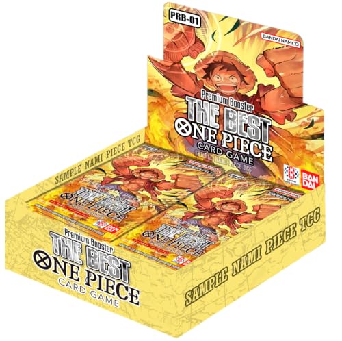 LMS Trading One Piece Card Game - The Best (PRB1) - Premium Booster Box - Display (20 Booster Packs) - Englisch - Originalverpackt Grußkarte von LMS Trading