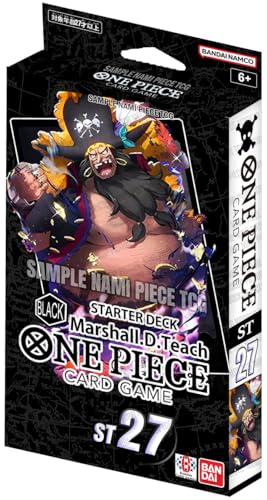 LMS Trading One Piece Card Game - Starter Deck - Marshall.D.Teach - ST27 - Englisch Grußkarte LMS Trading One Piece Card Game - Starter Deck - Marshall.D.Teach - ST27 - Englisch Grußkarte von LMS Trading