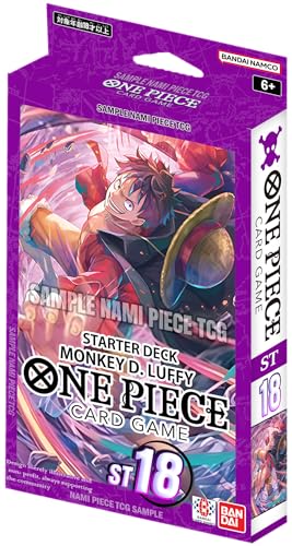 LMS Trading One Piece Card Game - Starter Deck: Monkey D. Luffy - ST18 - Englisch - Originalverpackt Grußkarte von LMS Trading