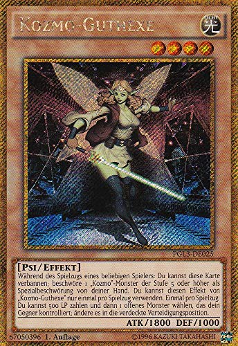 PGL3-DE025 - Kozmo-Guthexe - Gold Secret Rare - Deutsch - Premium Gold: Infinite Gold - mit LMS Trading Fieldcenter-Karte Yugioh von LMS Trading