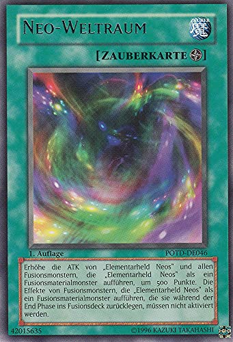 POTD-DE046 - Neo-Weltraum - Rare - Deutsch - Power of The Duelist - mit LMS Trading Fieldcenter-Karte Yugioh von LMS Trading