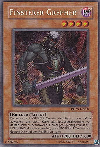 PTDN-DE000 - Finsterer Grepher - Secret Rare - Deutsch - Phantom Darkness - mit LMS Trading Fieldcenter-Karte Yugioh von LMS Trading