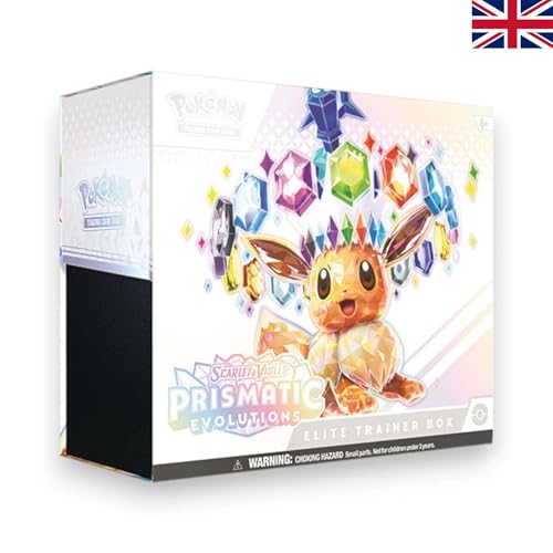 Pokemon - Prismatic Evolutions (Prismatische Entwicklungen) - Top Trainer Box - ENGLISCH - Originalverpackt - mit LMS Trading Grußkarte von LMS Trading