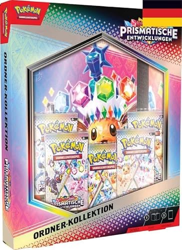 Pokemon - Prismatische Entwicklungen - Ordner Kollektion - DEUTSCH - Originalverpackt - mit LMS Trading Grußkarte von LMS Trading