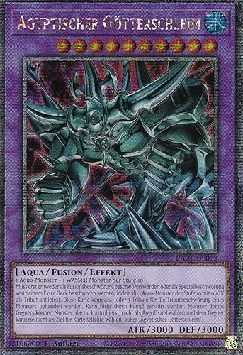 RA01-DE029 - Ägyptischer Götterschleim - Quarter Century Secret Rare - 1. Auflage - DEUTSCH - 25th Anniversary Rarity Collection - mit LMS Trading Fieldcenter-Karte Yugioh von LMS Trading