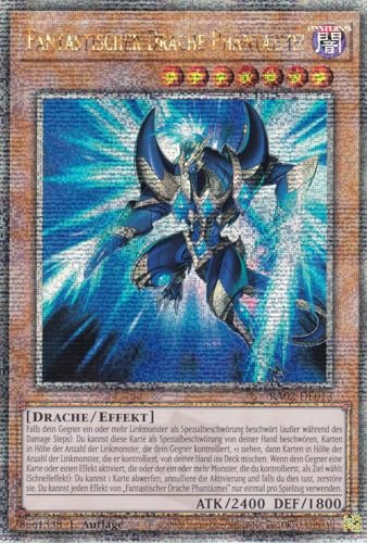 RA02-DE013 - Fantastischer Drache Phantazmei - Quarter Century Secret Rare - 1. Auflage - Deutsch - 25th Anniversary Rarity Collection II - mit LMS Trading Fieldcenter-Karte Yugioh von LMS Trading