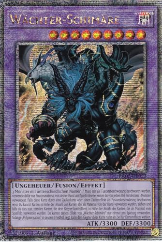 RA02-DE023 - Wächter-Schimäre - Quarter Century Secret Rare - 1. Auflage - Deutsch - 25th Anniversary Rarity Collection II - mit LMS Trading Fieldcenter-Karte Yugioh von LMS Trading