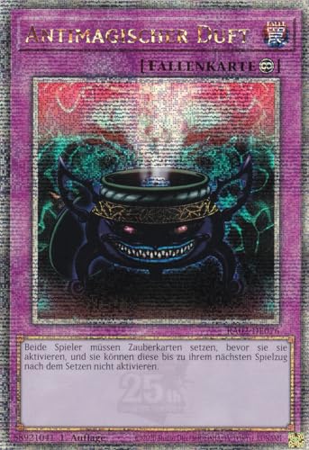 RA02-DE076 - Antimagischer Duft - Quarter Century Secret Rare - 1. Auflage - Deutsch - 25th Anniversary Rarity Collection II - mit LMS Trading Fieldcenter-Karte Yugioh von LMS Trading