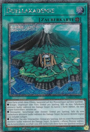 RA03-DE275 - Duellakademie - Platinum Secret Rare - Deutsch - 1. Auflage - Quarter Century Bonanza - mit LMS Trading Fieldcenter-Karte Yugioh von LMS Trading