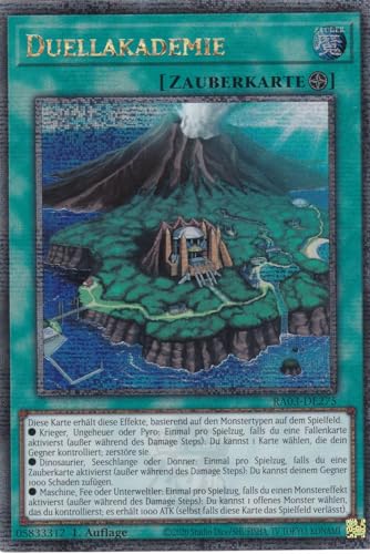 RA03-DE275 - Duellakademie - Quarter Century Secret Rare - Deutsch - 1. Auflage - Quarter Century Bonanza - mit LMS Trading Fieldcenter-Karte Yugioh von LMS Trading