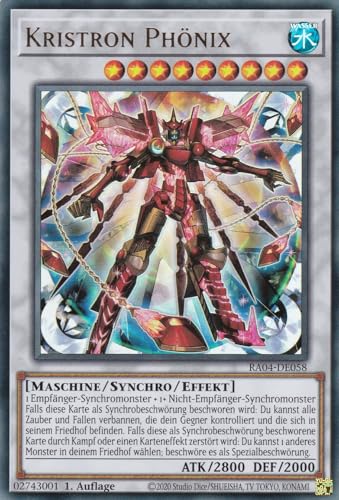 RA04-DE058 - Kristron Phönix - Ultra Rare - Deutsch - 1. Auflage - Quarter Century Stampede RA04-DE058 - Kristron Phönix - Ultra Rare - Deutsch - 1. Auflage - Quarter Century Stampede von LMS Trading