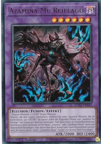 ROTA-DE031 - Azamina Mu Rcielago - Ultra Rare - Deutsch - 1. Auflage - Rage of The Abyss - mit LMS Trading Fieldcenter-Karte Yugioh ROTA-DE031 - Azamina Mu Rcielago - Ultra Rare - Deutsch - 1. Auflage - Rage of The Abyss - mit LMS Trading Fieldcenter-Karte Yugioh von LMS Trading