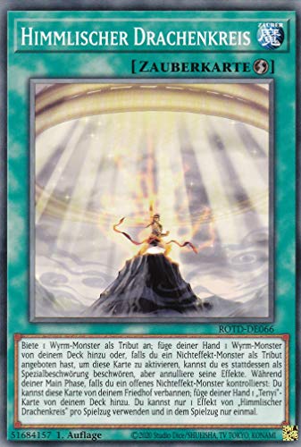 ROTD-DE066 - Himmlischer Drachenkreis - Common - 1. Auflage - Deutsch - Rise of The Duelist - mit LMS Trading Fieldcenter-Karte Yugioh ROTD-DE066 - Himmlischer Drachenkreis - Common - 1. Auflage - Deutsch - Rise of The Duelist - mit LMS Trading Fieldcenter-Karte Yugioh von LMS Trading