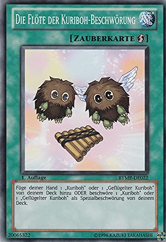 RYMP-DE022 - Die Flöte der Kuriboh-Beschwörung - Common - Deutsch - Ra Yellow Mega Pack - mit LMS Trading Fieldcenter-Karte Yugioh von LMS Trading