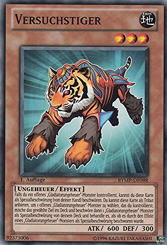 RYMP-DE098 - Versuchstiger - Common - Deutsch - Ra Yellow Mega Pack - mit LMS Trading Fieldcenter-Karte Yugioh von LMS Trading