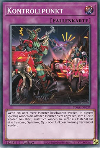 SDAZ-DE037 - Kontrollpunkt - Common - Deutsch - Structure Deck: Albaz Strike - mit LMS Trading Fieldcenter-Karte Yugioh SDAZ-DE037 - Kontrollpunkt - Common - Deutsch - Structure Deck: Albaz Strike - mit LMS Trading Fieldcenter-Karte Yugioh von LMS Trading