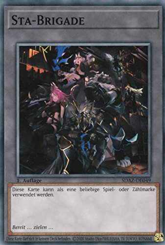 SDAZ-DE049 - Sta-Brigade - Common - Deutsch - Structure Deck: Albaz Strike - mit LMS Trading Fieldcenter-Karte Yugioh von LMS Trading