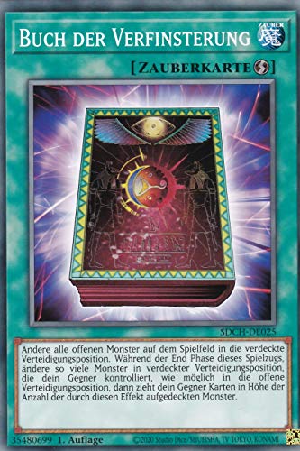 SDCH-DE025 - Buch der Verfinsterung - Common - 1. Auflage - Deutsch - Structure Deck: Spirit Charmers - mit LMS Trading Fieldcenter-Karte Yugioh SDCH-DE025 - Buch der Verfinsterung - Common - 1. Auflage - Deutsch - Structure Deck: Spirit Charmers - mit LMS Trading Fieldcenter-Karte Yugioh von LMS Trading