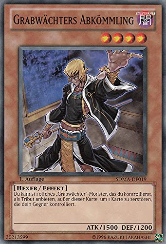 SDMA-DE019 - Grabwächters Abkömmling - Common - Deutsch - Structure Deck: Marik - mit LMS Trading Fieldcenter-Karte Yugioh von LMS Trading