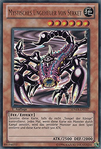 SDMA-DE037 - Mystisches Ungeheuer von Serket - Ultra Rare - Deutsch - Structure Deck: Marik - mit LMS Trading Fieldcenter-Karte Yugioh von LMS Trading