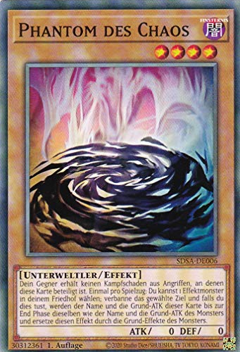 SDSA-DE006 - Phantom des Chaos - Common - 1. Auflage - Deutsch - Structure Deck: Sacred Beasts - mit LMS Trading Fieldcenter-Karte Yugioh von LMS Trading