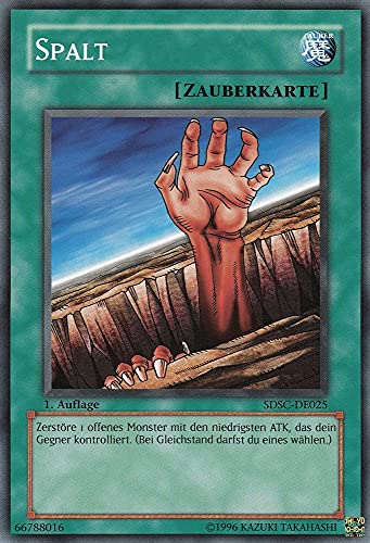 SDSC-DE025 - Spalt - Common - Deutsch - Structure Deck: Spellcaster's Command - mit LMS Trading Fieldcenter-Karte Yugioh von LMS Trading