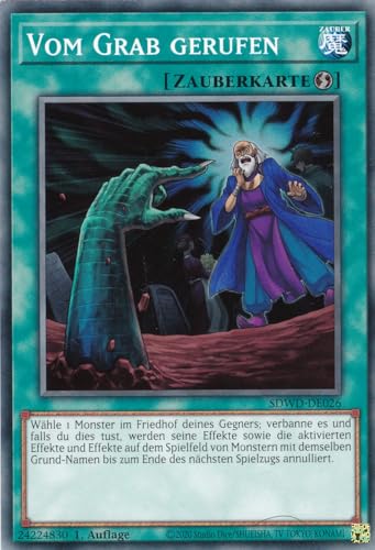 SDWD-DE026 - Vom Grab gerufen - Common - Deutsch - 1. Auflage - Structure Deck: Blue Eyes White Destiny - mit LMS Trading Fieldcenter-Karte Yugioh SDWD-DE026 - Vom Grab gerufen - Common - Deutsch - 1. Auflage - Structure Deck: Blue Eyes White Destiny - mit LMS Trading Fieldcenter-Karte Yugioh von LMS Trading