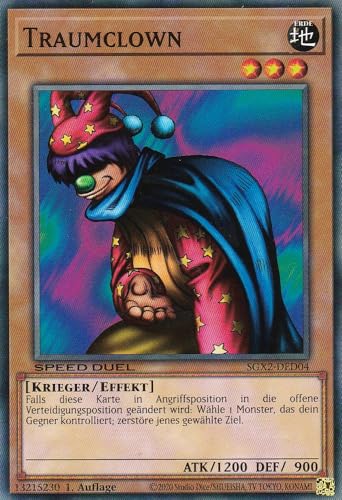 SGX2-DED04 - Traumclown - Common - Deutsch - Speed Duel GX: Midterm Paradox - mit LMS Trading Fieldcenter-Karte Yugioh SGX2-DED04 - Traumclown - Common - Deutsch - Speed Duel GX: Midterm Paradox - mit LMS Trading Fieldcenter-Karte Yugioh von LMS Trading