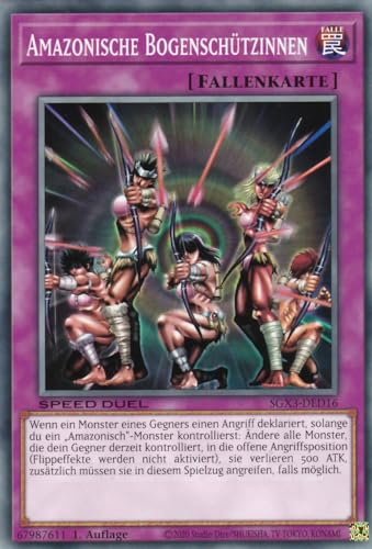 SGX3-DED16 - Amazonische Bogenschützinnen - Common - 1. Auflage - Deutsch - Speed Duel GX: Duelists of Shadows - mit LMS Trading Fieldcenter-Karte Yugioh SGX3-DED16 - Amazonische Bogenschützinnen - Common - 1. Auflage - Deutsch - Speed Duel GX: Duelists of Shadows - mit LMS Trading Fieldcenter-Karte Yugioh von LMS Trading