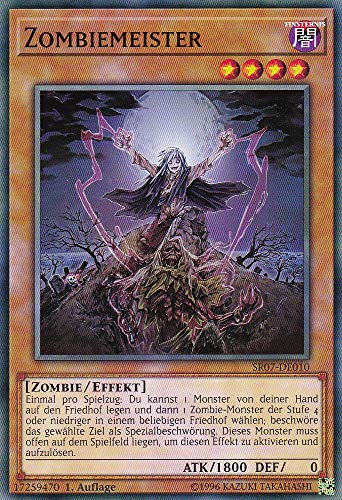 SR07-DE010 - Zombiemeister - Common - 1. Auflage - Deutsch - Structure Deck: Zombie Horde - mit LMS Trading Fieldcenter-Karte Yugioh von LMS Trading