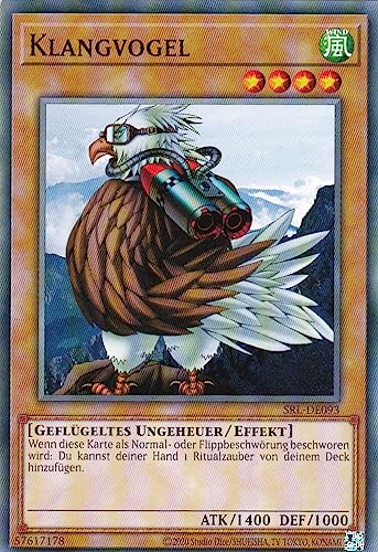 SRL-DE093 - Klangvogel - Common - Reprint - Deutsch - Spell Ruler (25th Anniversary Edition) - mit LMS Trading Fieldcenter-Karte Yugioh von LMS Trading