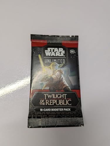 Star Wars: Unlimited - Twilight of The Republic - Booster (mit jeweils 16 Karten) - Englisch - Originalverpackt - Trading Card Game - mit LMS Trading Grußkarte von LMS Trading