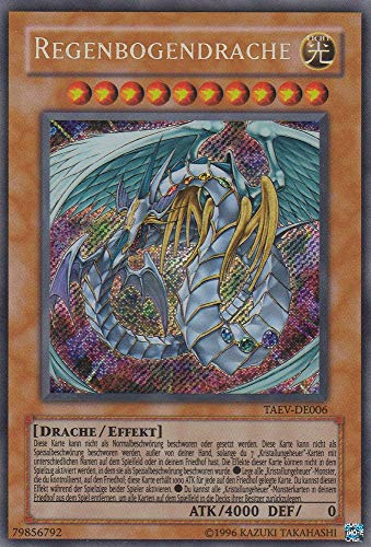 TAEV-DE006 - Regenbogendrache - Secret Rare - Deutsch - Tactical Evolution - mit LMS Trading Fieldcenter-Karte Yugioh von LMS Trading