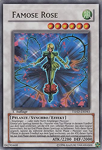 TSHD-DE043 - Famose Rose - Ultra Rare - Deutsch - The Shining Darkness - mit LMS Trading Fieldcenter-Karte Yugioh von LMS Trading