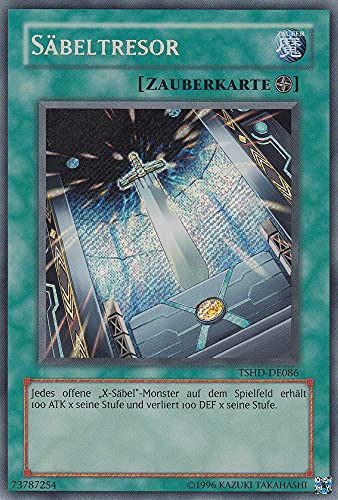 TSHD-DE086 - Säbeltresor - Secret Rare - Deutsch - The Shining Darkness - mit LMS Trading Fieldcenter-Karte Yugioh von LMS Trading