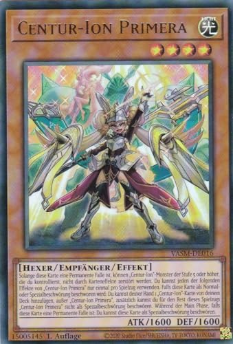 VASM-DE016 - Centur-Ion Primera - Ultra Rare - 1. Auflage - Deutsch - Einzelkarte aus: Valiant Smashers - mit LMS Trading Fieldcenter - Yu-Gi-Oh von LMS Trading