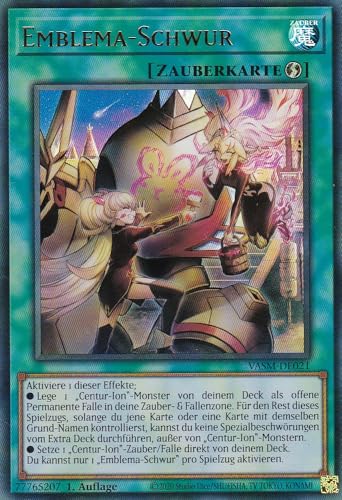 VASM-DE021 - Emblema-Schwur - Ultra Rare - 1. Auflage - Deutsch - Einzelkarte aus: Valiant Smashers - mit LMS Trading Fieldcenter - Yu-Gi-Oh von LMS Trading