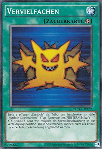 YGLD-DEA32 - Vervielfachen - Common - Reprint - Deutsch - Yugi's Legendary Decks - mit LMS Trading Fieldcenter-Karte Yugioh YGLD-DEA32 - Vervielfachen - Common - Reprint - Deutsch - Yugi's Legendary Decks - mit LMS Trading Fieldcenter-Karte Yugioh von LMS Trading