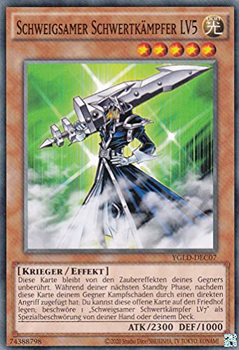 YGLD-DEC07 - Schweigsamer Schwertkämpfer LV5 - Common - Reprint - Deutsch - Yugi's Legendary Decks - mit LMS Trading Fieldcenter-Karte Yugioh YGLD-DEC07 - Schweigsamer Schwertkämpfer LV5 - Common - Reprint - Deutsch - Yugi's Legendary Decks - mit LMS Trading Fieldcenter-Karte Yugioh von LMS Trading