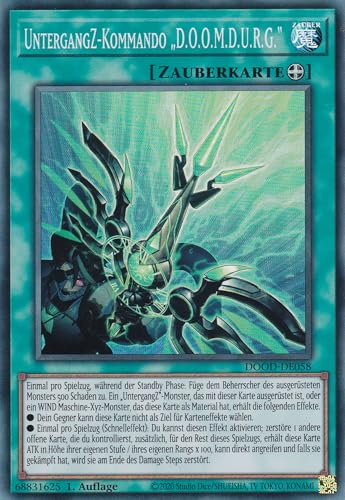 Yu-Gi-Oh! - UntergangZ-Kommando D.O.O.M.D.U.R.G – DOOD-DE058 – Super Rare – 1. Auflage – Deutsch – Doom of Dimensions - mit LMS Trading Fieldcenter-Karte Yu-Gi-Oh! - UntergangZ-Kommando D.O.O.M.D.U.R.G – DOOD-DE058 – Super Rare – 1. Auflage – Deutsch – Doom of Dimensions - mit LMS Trading Fieldcenter-Karte von LMS Trading