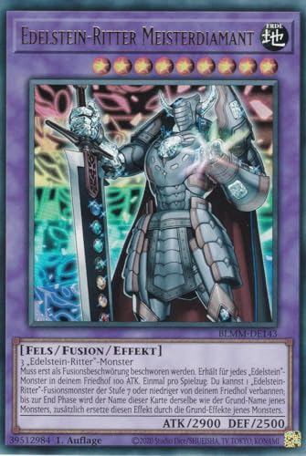 Yu-Gi-Oh! – Edelstein-Ritter Meisterdiamant – Ultra Rare – BLMM-DE143 – 1. Auflage – Deutsch – Battles of Legend: Monster Mayhem - mit LMS Trading Fieldcenter-Karte Yugioh Yu-Gi-Oh! – Edelstein-Ritter Meisterdiamant – Ultra Rare – BLMM-DE143 – 1. Auflage – Deutsch – Battles of Legend: Monster Mayhem - mit LMS Trading Fieldcenter-Karte Yugioh von LMS Trading