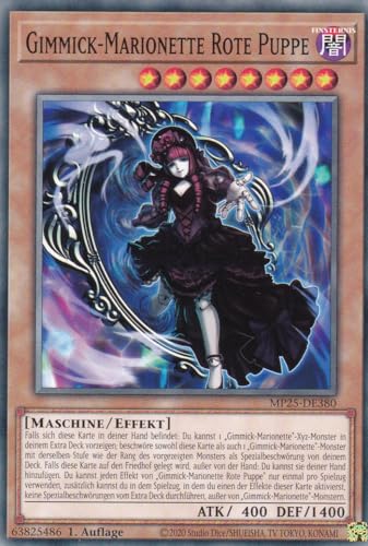 Yu-Gi-Oh! - Gimmick-Marionette Rote Puppe – MP25-DE380 – Common – 1. Auflage – Deutsch – 2025 Mega-Pack Tin - mit LMS Trading Fieldcenter-Karte Yu-Gi-Oh! - Gimmick-Marionette Rote Puppe – MP25-DE380 – Common – 1. Auflage – Deutsch – 2025 Mega-Pack Tin - mit LMS Trading Fieldcenter-Karte von LMS Trading
